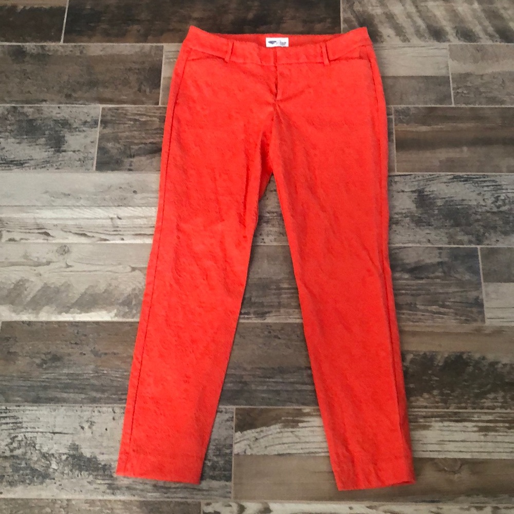 Orange Old Navy Pixie Pants